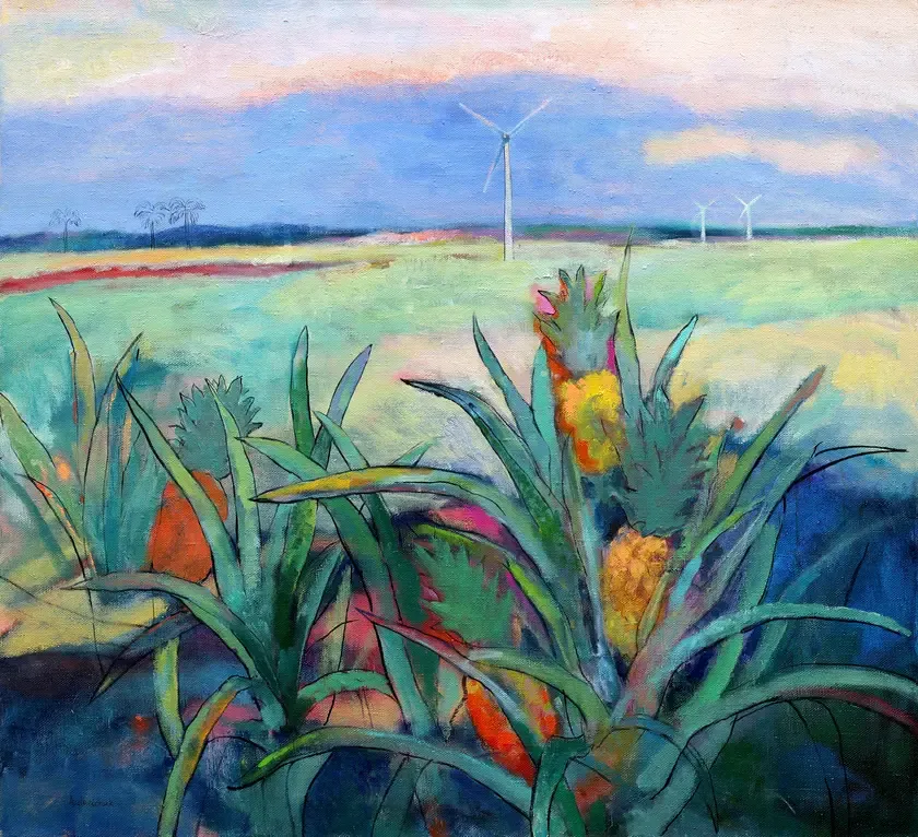 Pineapple at Twilight - Subjektiv.art