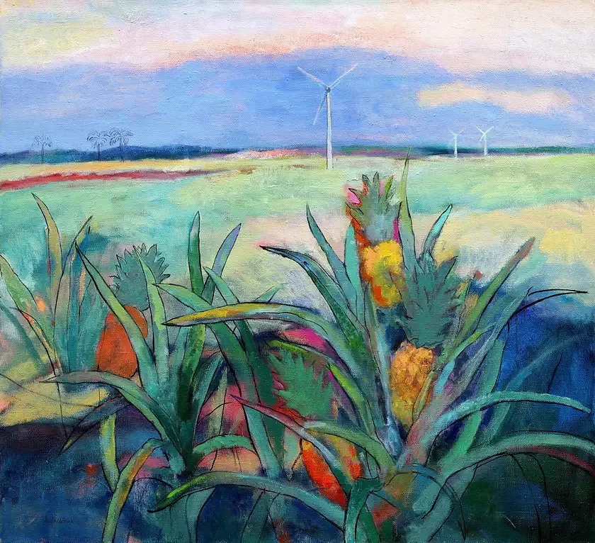 Pineapple at Twilight - Subjektiv.art