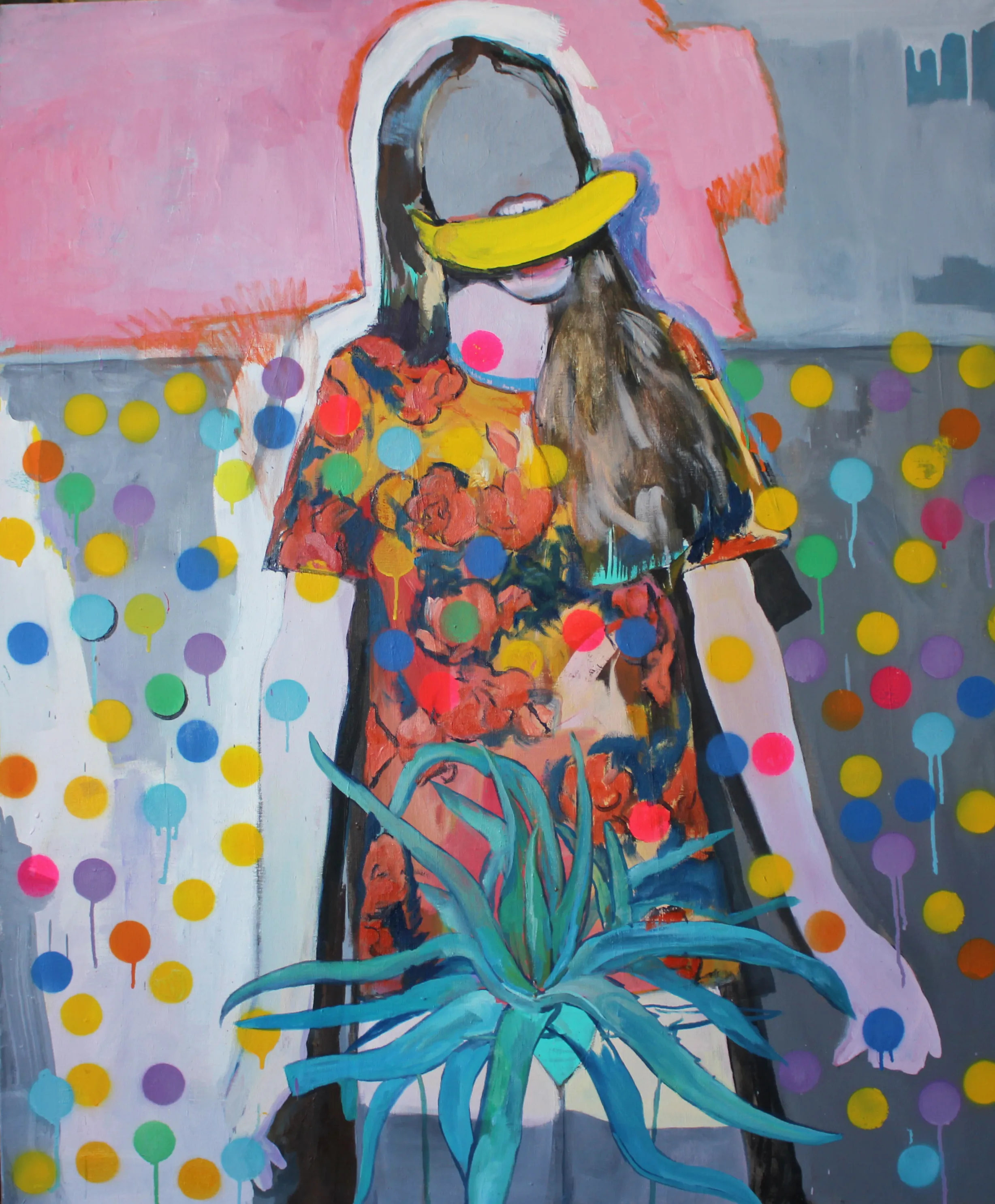 Girl with banana. Velvet Underground.  (2016)