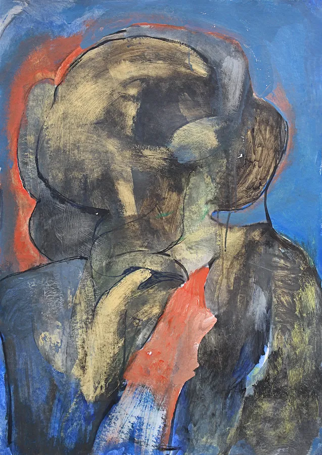 Image of Series Invasion 3 by Artem Andreichuk, size: 86 × 61 cm, made of acrylic on canvas, Drawing medium