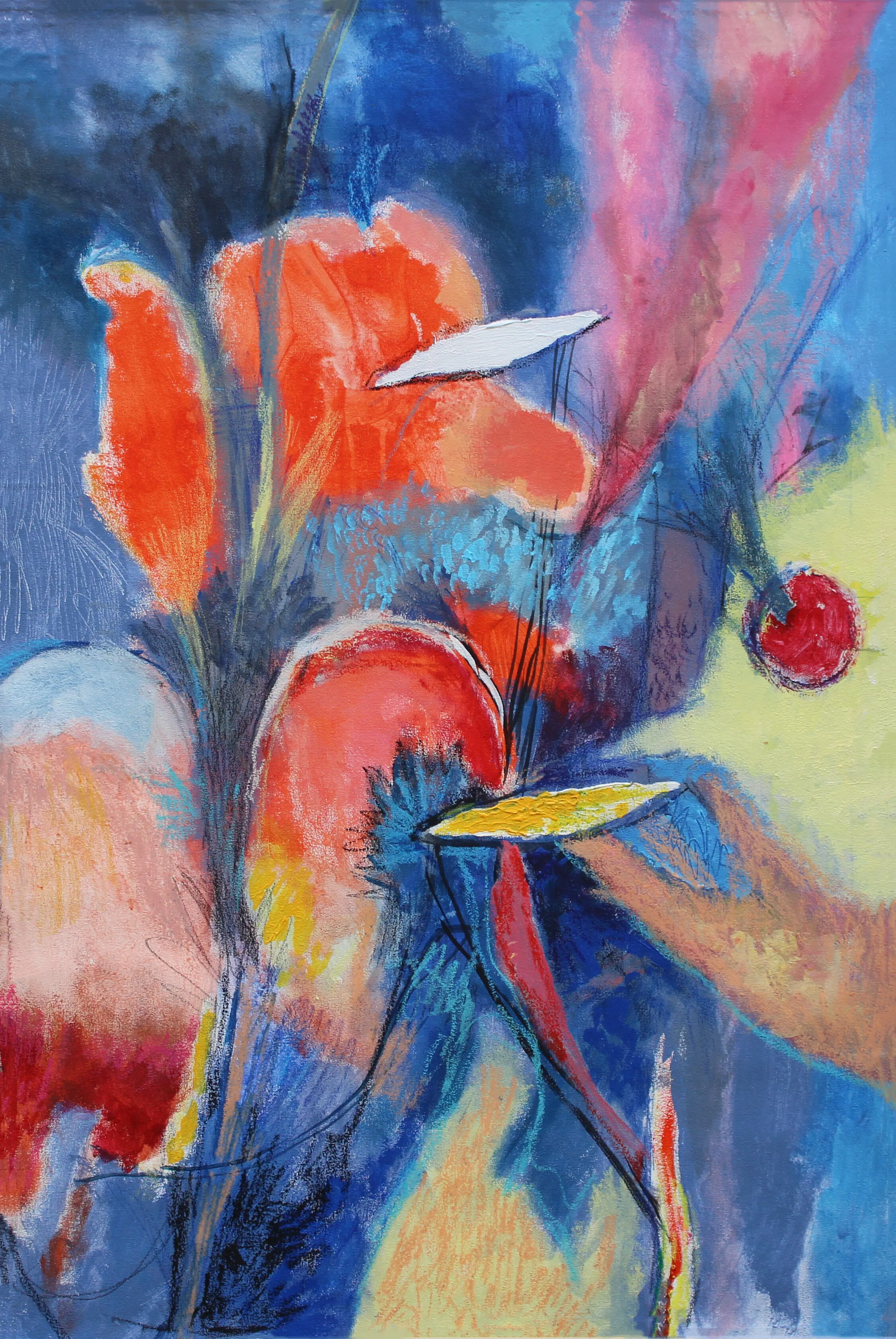 Composition with red sun (2022)